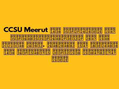 CCSU Meerut और वियतनाम के विश्वविद्यालय ने की बड़ी पहल, दोनों के छात्र और शिक्षक मिलकर करेंगे काम