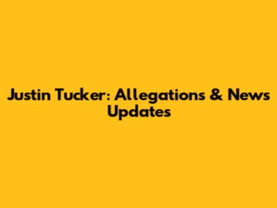 Justin Tucker: Allegations & News Updates