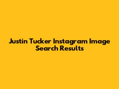 Justin Tucker Instagram Image Search Results