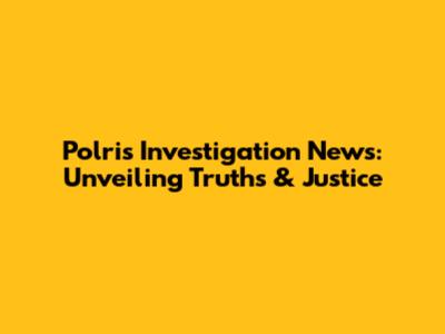 Polri's Investigation News: Unveiling Truths & Justice