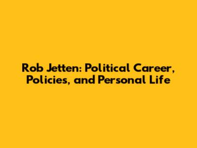 Rob Jetten: Political Career, Policies, and Personal Life